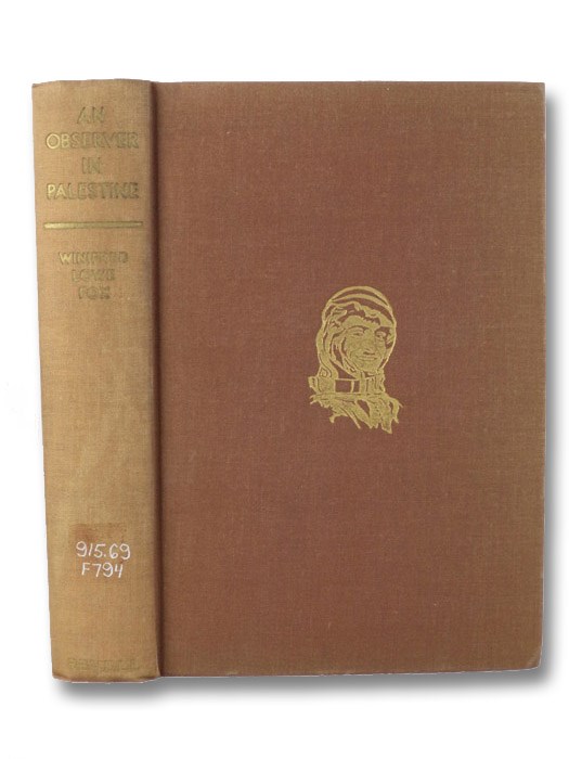 An Observer in Palestine, Fox, Winifred Lowe An Observer in Palestine, Fox, Winifred Lowe