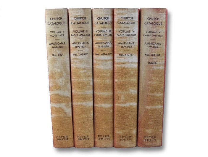 A Catalogue of Books Relating to the Discovery and Early History of North and South America, Forming a Part of the Library of E.D. Church, Complete in Five Volumes, Cole, George Watson A Catalogue of Books Relating to the Discovery and Early History of North and South America, Forming a Part of the Library of E.D. Church, Complete in Five Volumes, Cole, George Watson