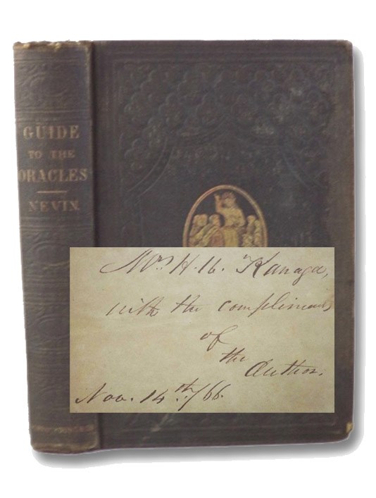 Guide to the Oracles; or, The Bible Student's Vade-Mecum., Nevin, Alfred Guide to the Oracles; or, The Bible Student's Vade-Mecum., Nevin, Alfred
