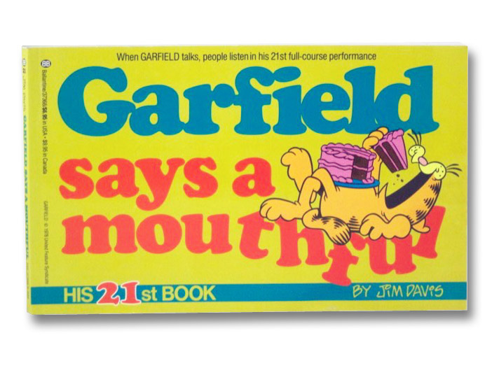 Garfield Says a Mouthful (His 21st Book), Davis, Jim Garfield Says a Mouthful (His 21st Book), Davis, Jim