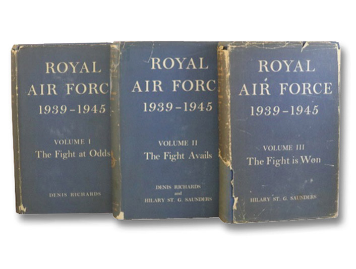 Royal Air Force, 1939-1945, in Three Volumes: The Fight at Odds; The Fight Avails; The Fight is Won, Richards, Denis; Saunters, Hilary St. G. Royal Air Force, 1939-1945, in Three Volumes: The Fight at Odds; The Fight Avails; The Fight is Won, Richards, Denis; Saunters, Hilary St. G.