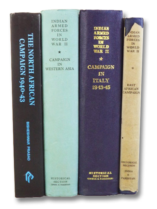 Campaigns in the Western Theatre, in Four Volumes: North African Campaign, 1940-43; Campaign in Western Asia; Campaign in Italy; East African Campaign (The Official History of the Indian Armed Forces in World War II), Prasad, Bisheshwar; Bharucha, P.C.; Pal, Dharm Campaigns in the Western Theatre, in Four Volumes: North African Campaign, 1940-43; Campaign in Western Asia; Campaign in Italy; East African Campaign (The Official History of the Indian Armed Forces in World War II), Prasad, Bisheshwar; Bharucha, P.C.; Pal, Dharm