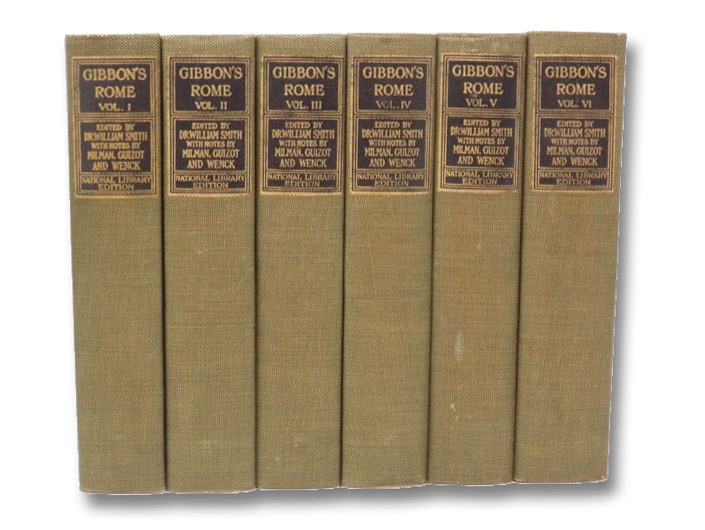 The History of the Decline and Fall of the Roman Empire 6-Volume Hardcover Set (National Library Edition), Gibbon, Edward; Guizot; Milman; Wenck; Smith, William The History of the Decline and Fall of the Roman Empire 6-Volume Hardcover Set (National Library Edition), Gibbon, Edward; Guizot; Milman; Wenck; Smith, William